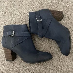 Cole Haan Blue Suede Bootie